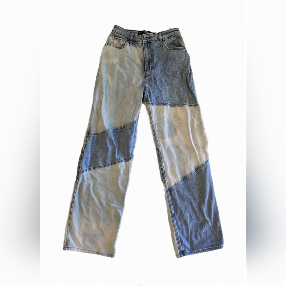 Hollister Ultra Hi-rise Dad Jeans Denim Blue Jeans Size 1S  25x29